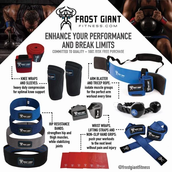Frost Giant Fitness Lifting Straps 5 Frost Giant Fitness Lifting Straps - Image 3