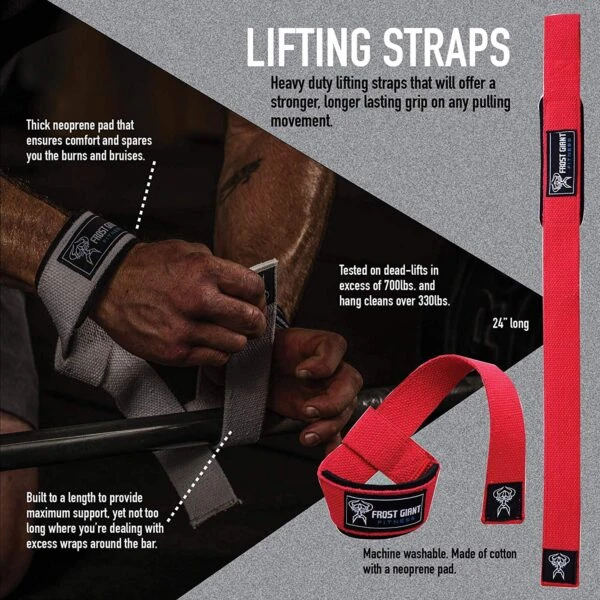 Frost Giant Fitness Lifting Straps 8 Frost Giant Fitness Lifting Straps - Image 6
