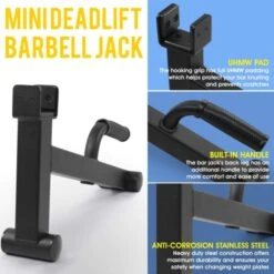 Yes4All Mini Deadlift Barbell Jack -Polar Fitbit Shop 88a839f2f6f1427879fc33ee4acf4f66 5d0a7557c4d81 600x600 1