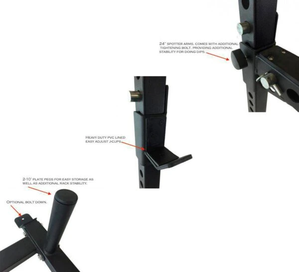 Bells Of Steel Commercial Grade Squat Stand 2.0 4 Bells Of Steel Commercial Grade Squat Stand 2.0 - Image 2