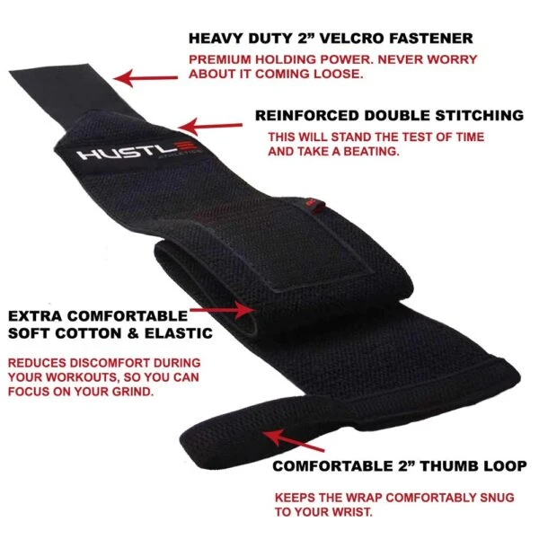 Hustle Athletics Wrist Wraps 7 Hustle Athletics Wrist Wraps - Image 5