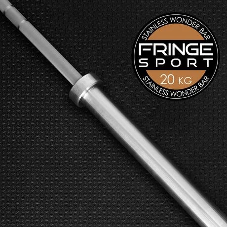 Fringe Sport Stainless Steel Wonder Bar Barbell 3 Fringe Sport Stainless Steel Wonder Bar Barbell