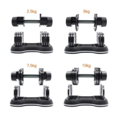 ATIVAFIT 27.5 LB GlideTech Adjustable Dumbbells -Polar Fitbit Shop AtivaFit Adjustable DB 3