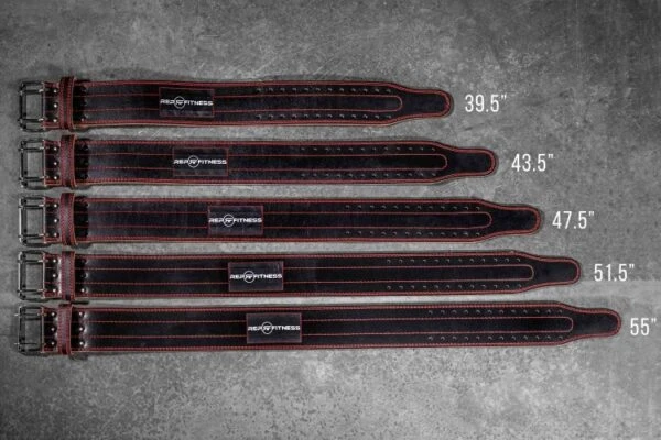 REP 4-Inch Black Leather Lifting Belt 6 REP 4-Inch Black Leather Lifting Belt - Image 4