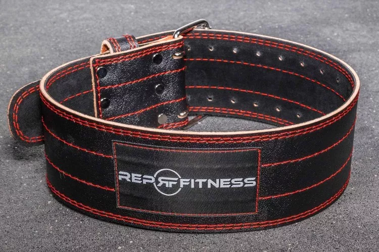 REP 4-Inch Black Leather Lifting Belt 3 REP 4-Inch Black Leather Lifting Belt