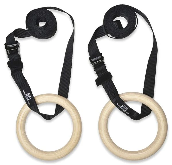 Garage Fit Wood Gym Rings 3 Garage Fit Wood Gym Rings