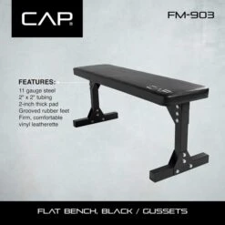 CAP Barbell Flat Utility Weight Bench -Polar Fitbit Shop b427426b8acd2c2e53827970f2c2f526 5d0a757766668 600x600 1