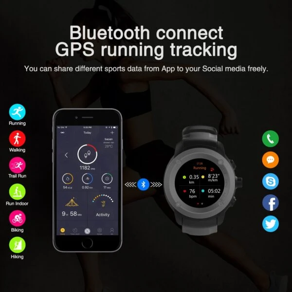 Parnerme GPS Running Watch 6 Parnerme GPS Running Watch - Image 4