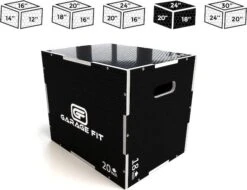 Garage Fit Wooden Plyo Box -Polar Fitbit Shop garage fit wooden plyo box 3